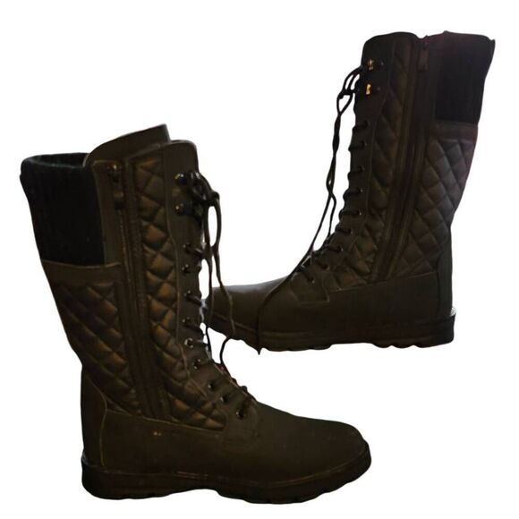 POLAR NWOT Faux Fur Warm Thermal Waterproof Outdoor Walking Snow Winter Rubber S - Picture 1 of 6